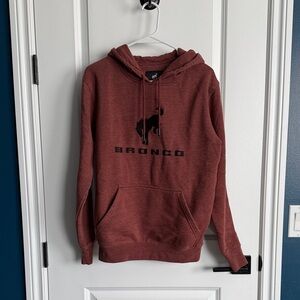 Bronco Maroon Women's Hoodie